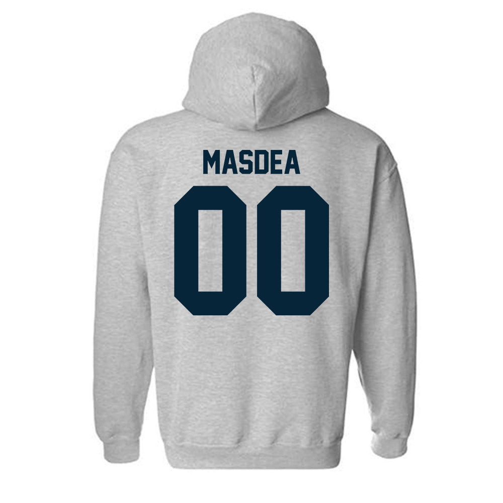 Utah State - NCAA Football : Tyler Masdea - Classic Shersey Hooded Sweatshirt-1