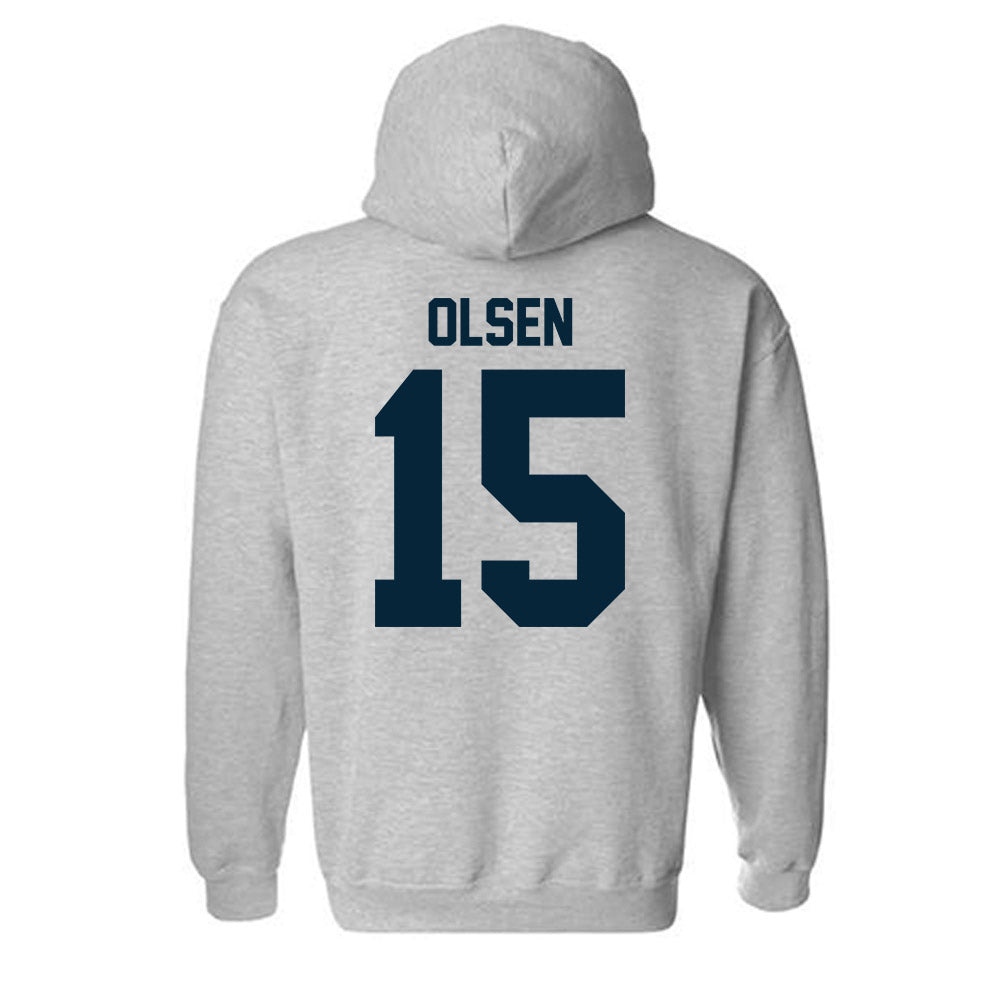 Utah State - NCAA Football : Ty Olsen - Hooded Sweatshirt-1