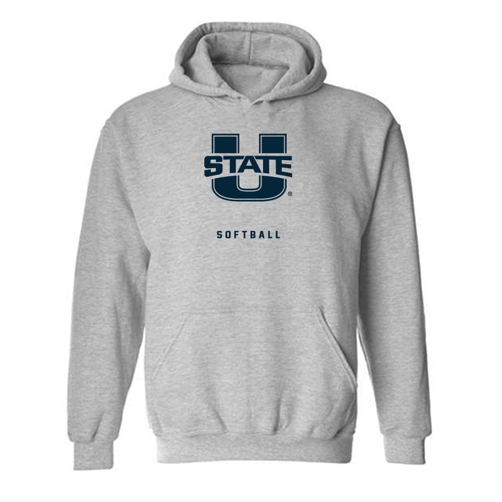 Utah State - NCAA Softball : Faith Kroening - Hooded Sweatshirt-0