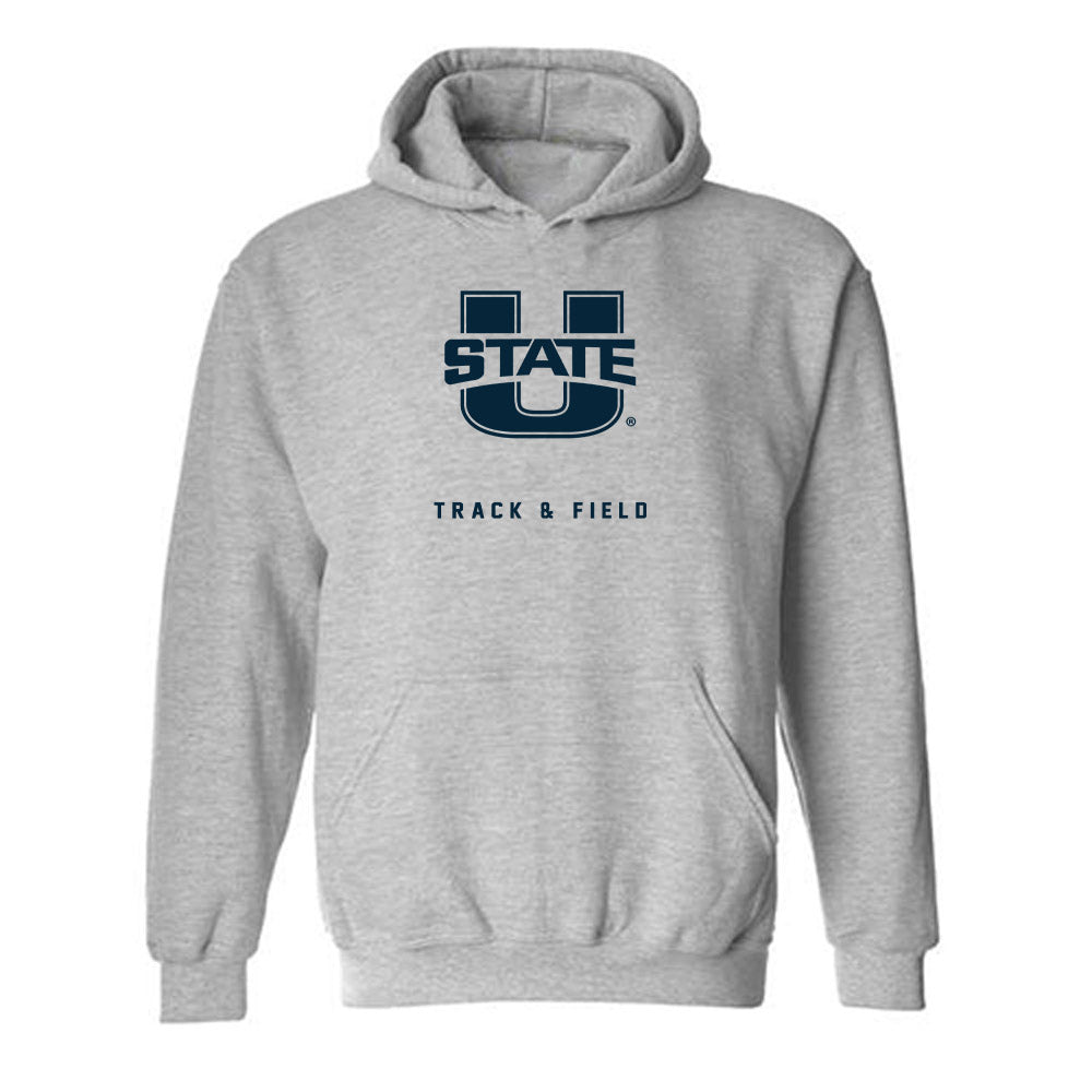 Utah State - NCAA Men's Track & Field : Javin Richards - Hooded Sweatshirt