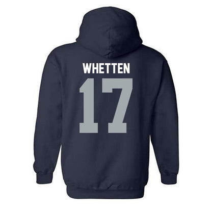 Utah State - NCAA Baseball : Davis Whetten - Hooded Sweatshirt-1
