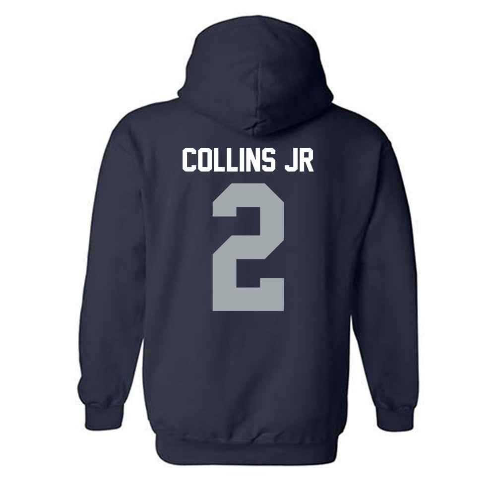 Utah State - NCAA Men's Basketball : Mj Collins Jr - Hooded Sweatshirt-1
