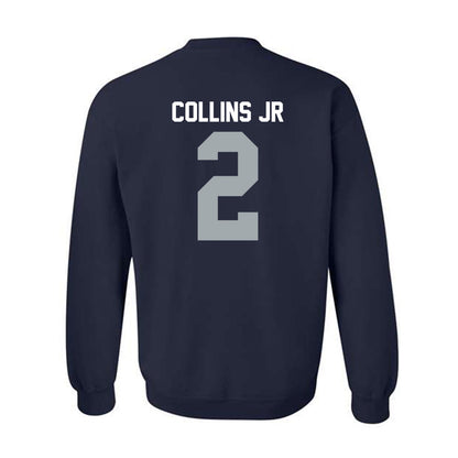 Utah State - NCAA Men's Basketball : Mj Collins Jr - Crewneck Sweatshirt-1