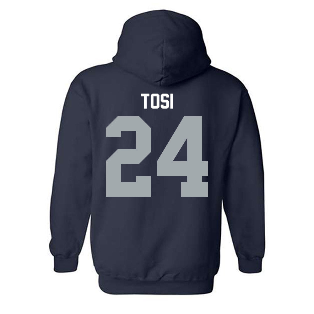Utah State - NCAA Men's Basketball : Kingston Tosi - Hooded Sweatshirt-1