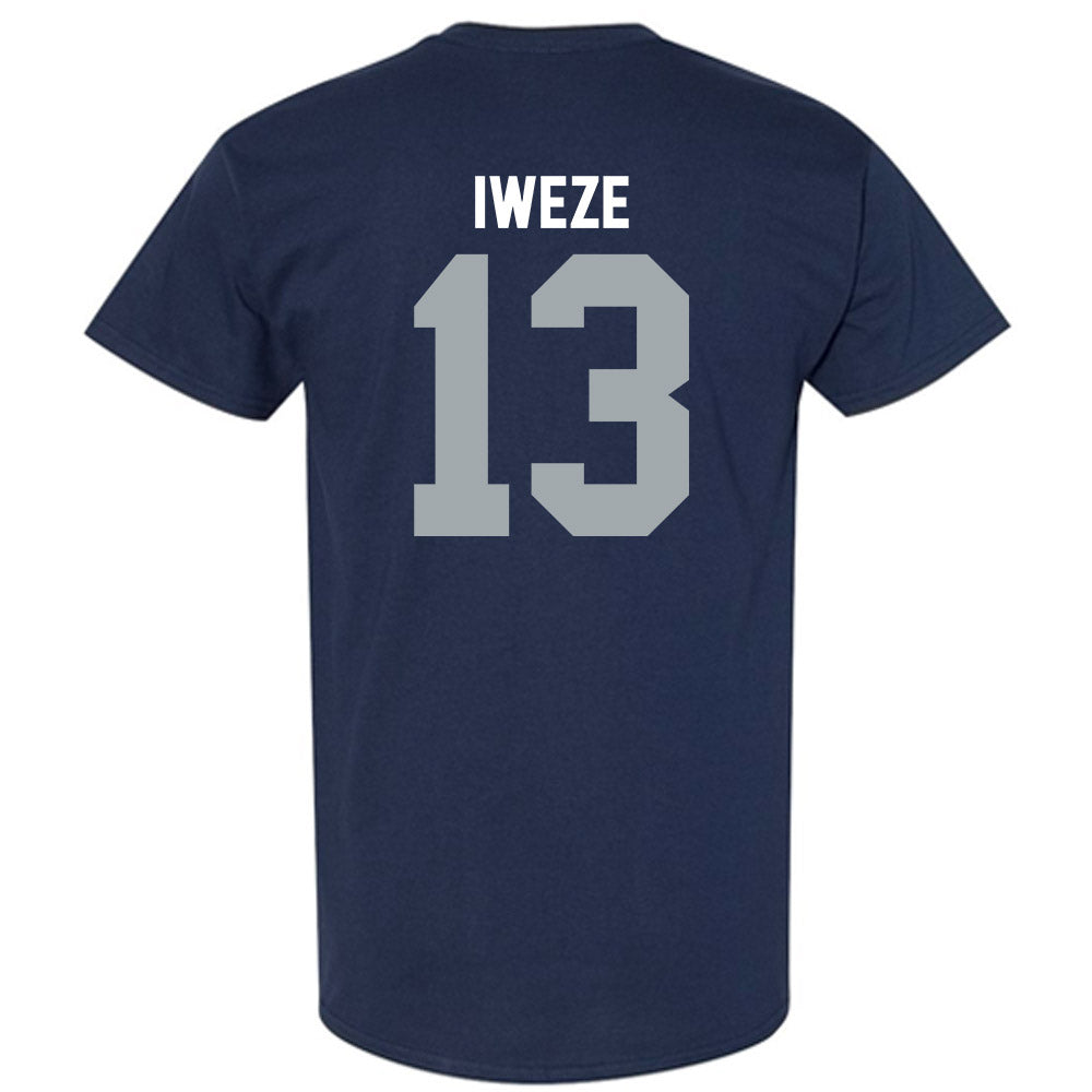 Utah State - NCAA Men's Basketball : David Iweze - T-Shirt-1