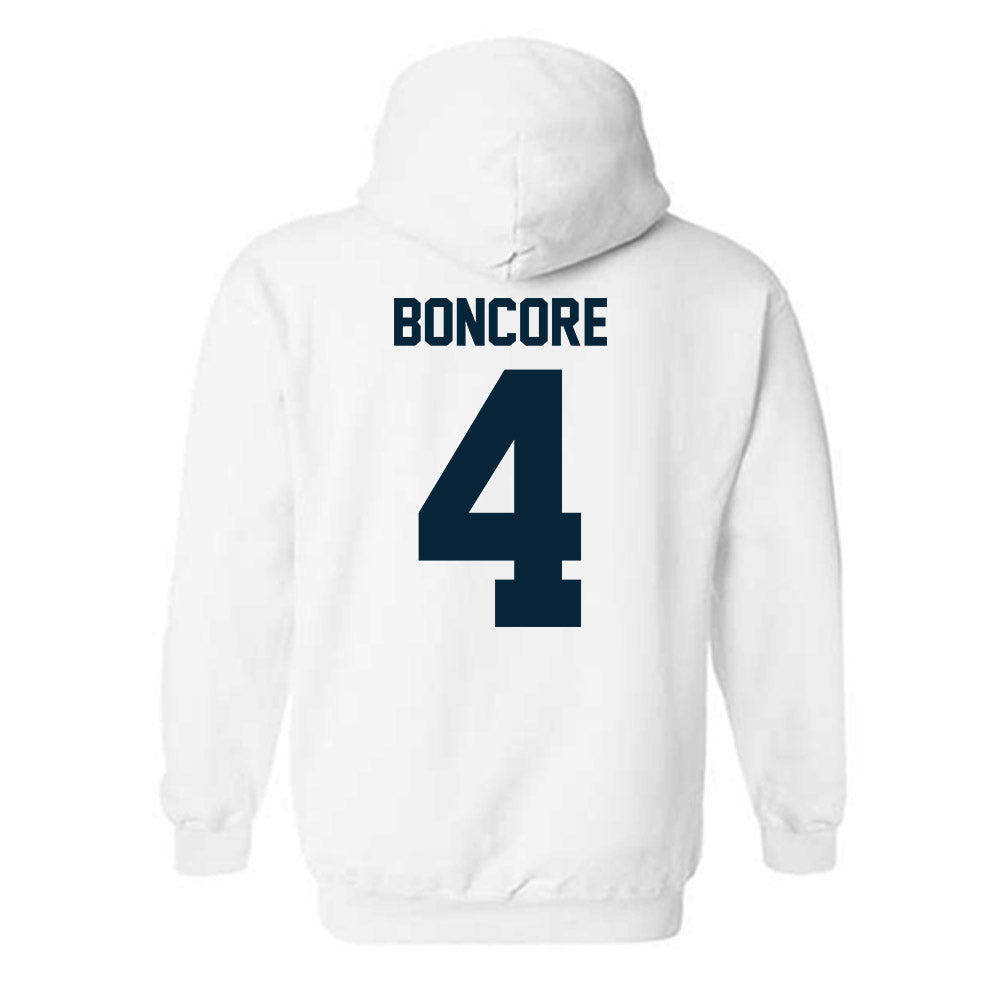 Utah State - NCAA Football : Nikko Boncore - Classic Shersey Hooded Sweatshirt-1