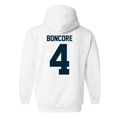 Utah State - NCAA Football : Nikko Boncore - Classic Shersey Hooded Sweatshirt-1