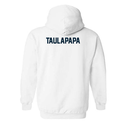 Utah State - NCAA Football : Clyde Taulapapa - Classic Shersey Hooded Sweatshirt-1
