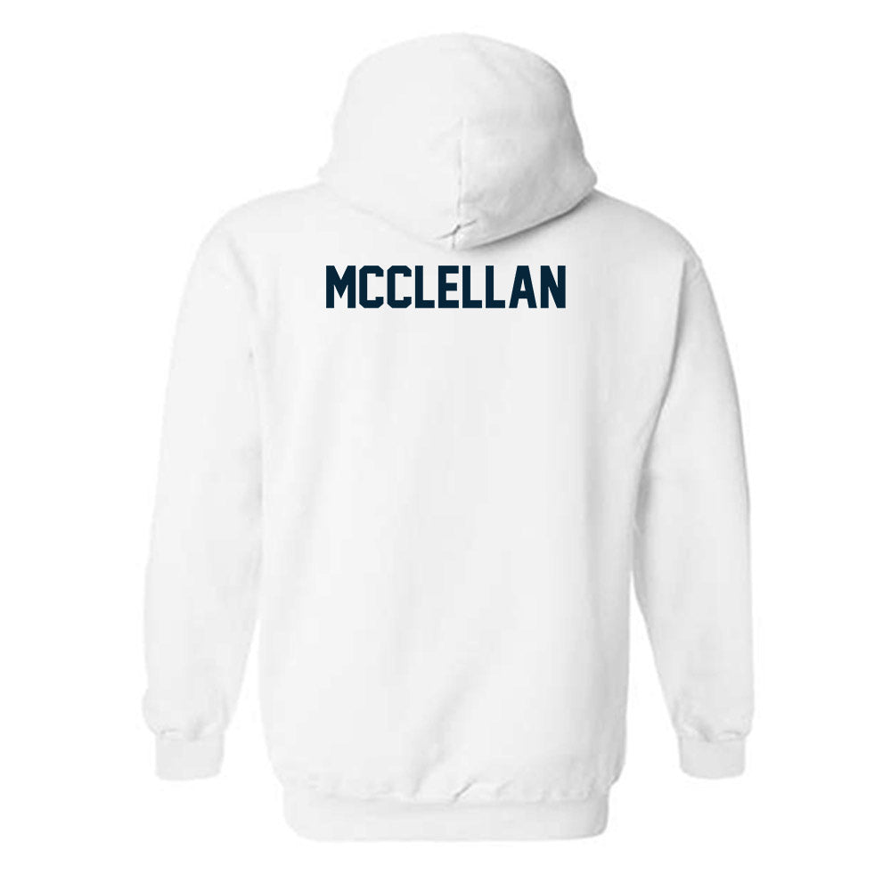 Utah State - NCAA Football : John McClellan - Classic Shersey Hooded Sweatshirt-1