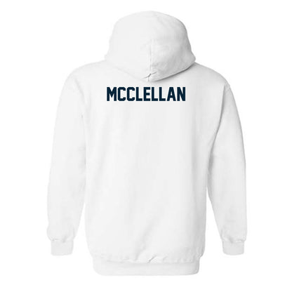 Utah State - NCAA Football : John McClellan - Classic Shersey Hooded Sweatshirt-1
