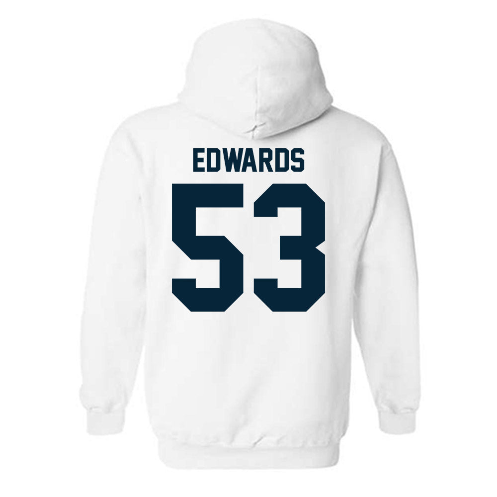 Utah State - NCAA Football : Owen Edwards - Classic Shersey Hooded Sweatshirt-1