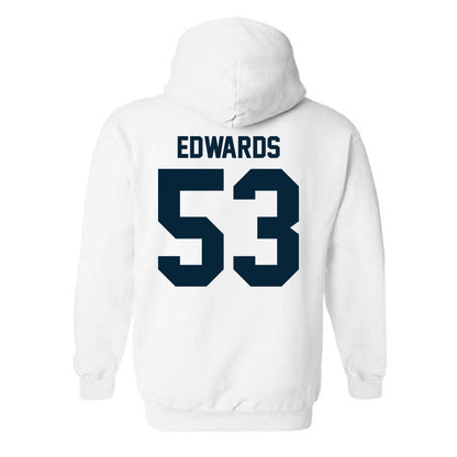 Utah State - NCAA Football : Owen Edwards - Classic Shersey Hooded Sweatshirt-1