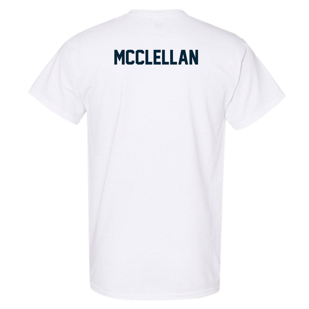 Utah State - NCAA Football : John McClellan - Classic Shersey T-Shirt-1
