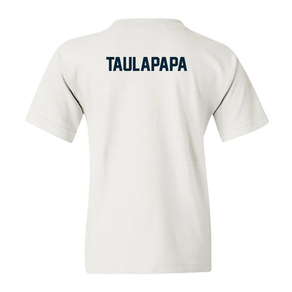 Utah State - NCAA Football : Clyde Taulapapa - Classic Shersey Youth T-Shirt-1