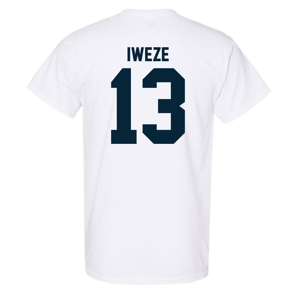 Utah State - NCAA Men's Basketball : David Iweze - T-Shirt-1