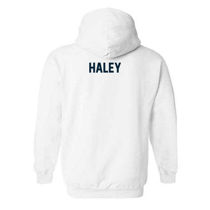Utah State - NCAA Football : Tyler Haley - Classic Shersey Hooded Sweatshirt-1