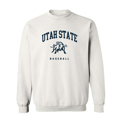 Utah State - NCAA Baseball : Hayden Gardner - Crewneck Sweatshirt-0