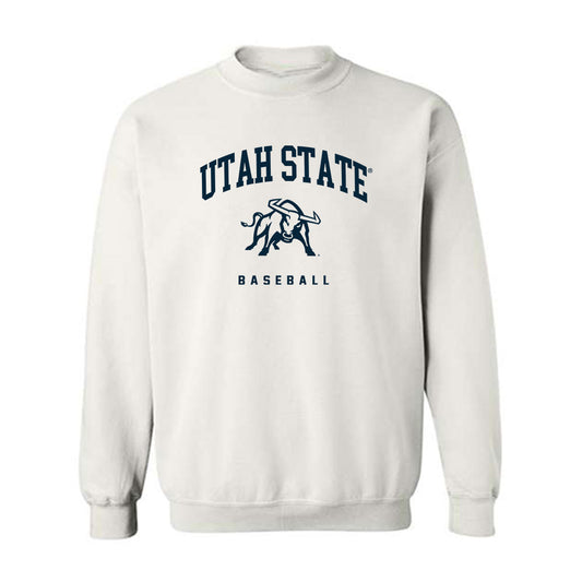 Utah State - NCAA Baseball : Hayden Gardner - Crewneck Sweatshirt-0
