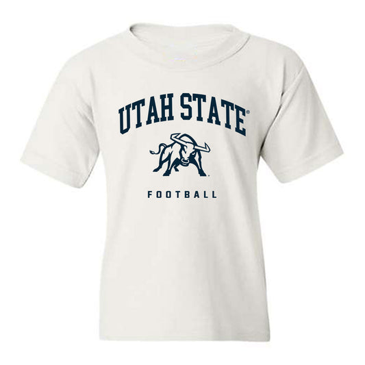 Utah State - NCAA Football : Braden Pegan - Youth T-Shirt-0
