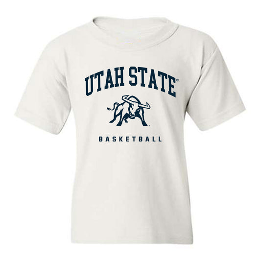 Utah State - NCAA Women's Basketball : Sophie Sene - Youth T-Shirt-0