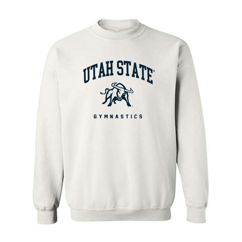 Utah State - NCAA Women's Gymnastics : Lundyn VanderToolen - Crewneck Sweatshirt-0