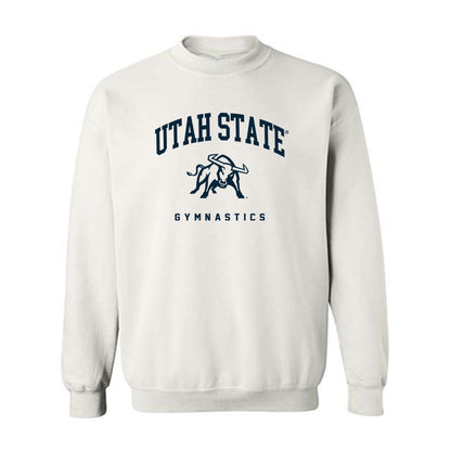 Utah State - NCAA Women's Gymnastics : Lundyn VanderToolen - Crewneck Sweatshirt-0