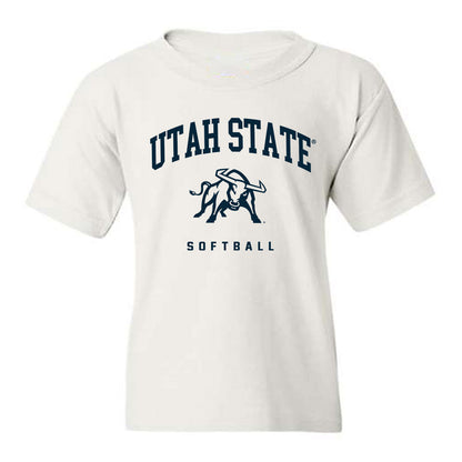 Utah State - NCAA Softball : Carly Limosnero - Youth T-Shirt-0