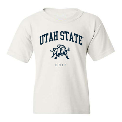 Utah State - NCAA Men's Golf : Diego Vargas - Classic Shersey Youth T-Shirt-0