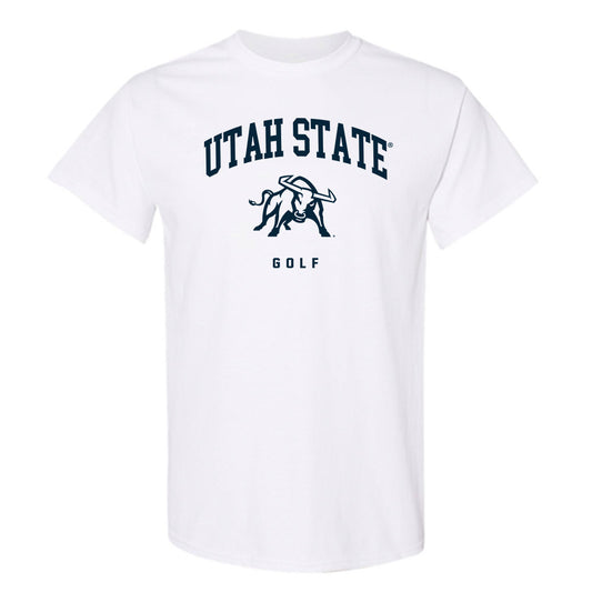 Utah State - NCAA Men's Golf : Luis Cantu - T-Shirt-0