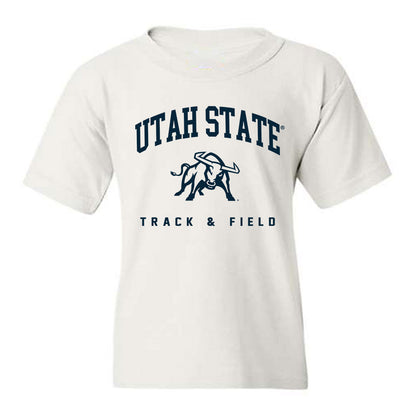 Utah State - NCAA Men's Track & Field : Blake Johns - Youth T-Shirt-0