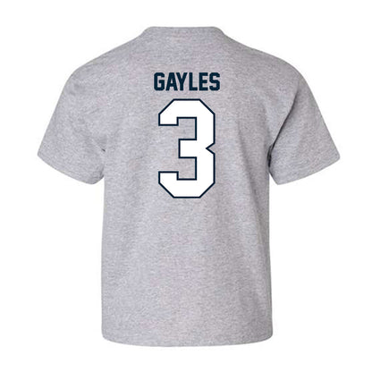 Utah State - NCAA Women's Basketball : Aaliyah Gayles - Youth T-Shirt-1
