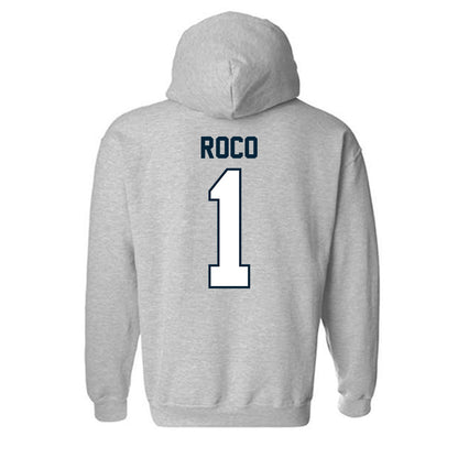 Utah State - NCAA Women's Basketball : Catalina Roco - Classic Shersey Hooded Sweatshirt-1