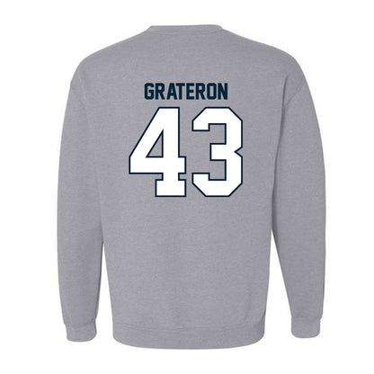 Utah State - NCAA Football : Diego Grateron - Crewneck Sweatshirt-1