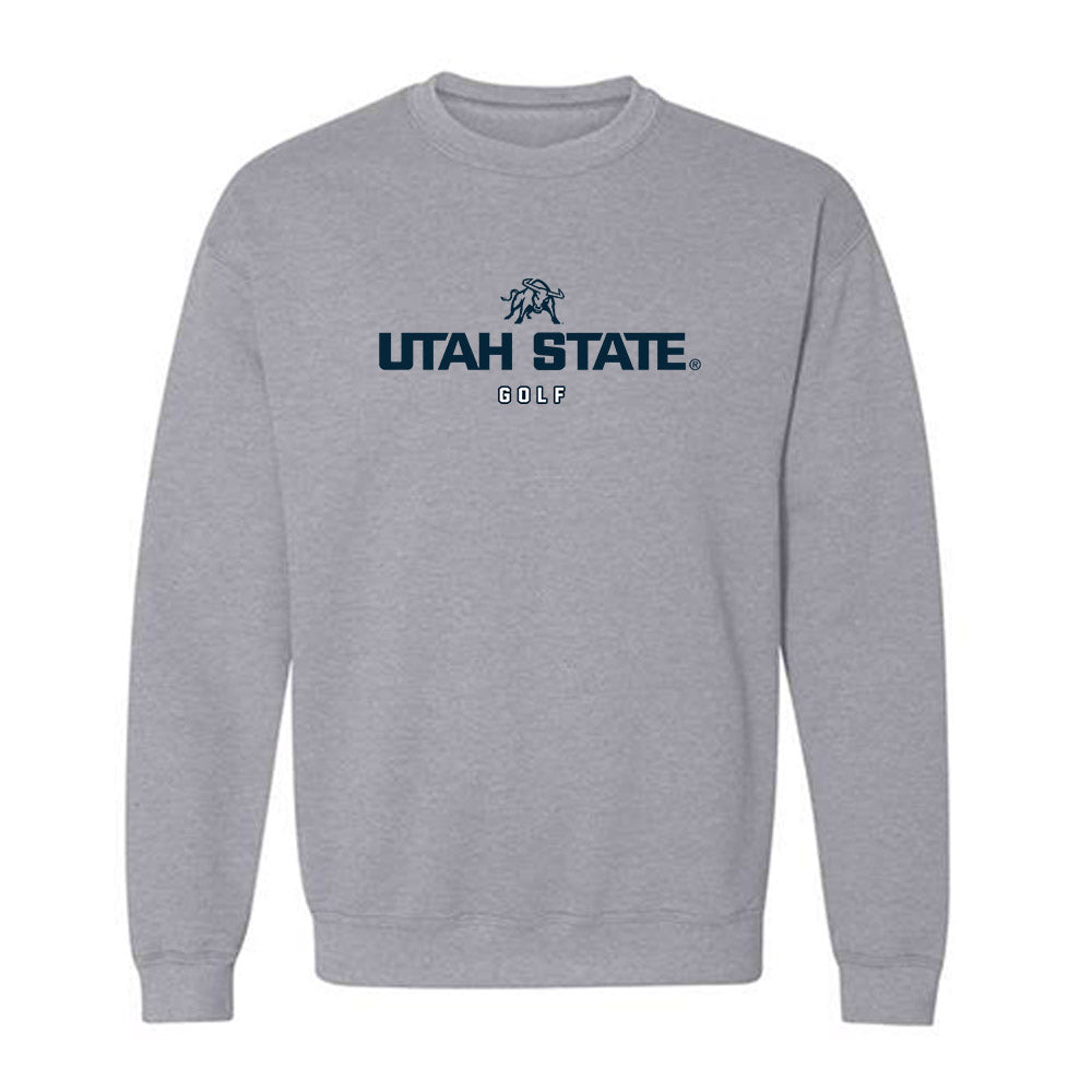 Utah State - NCAA Men's Golf : Diego Vargas - Classic Shersey Crewneck Sweatshirt-0