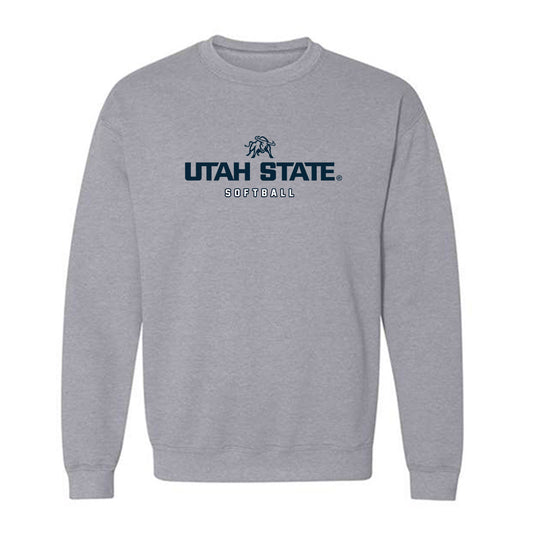 Utah State - NCAA Softball : Gianna Garcia - Classic Shersey Crewneck Sweatshirt-0