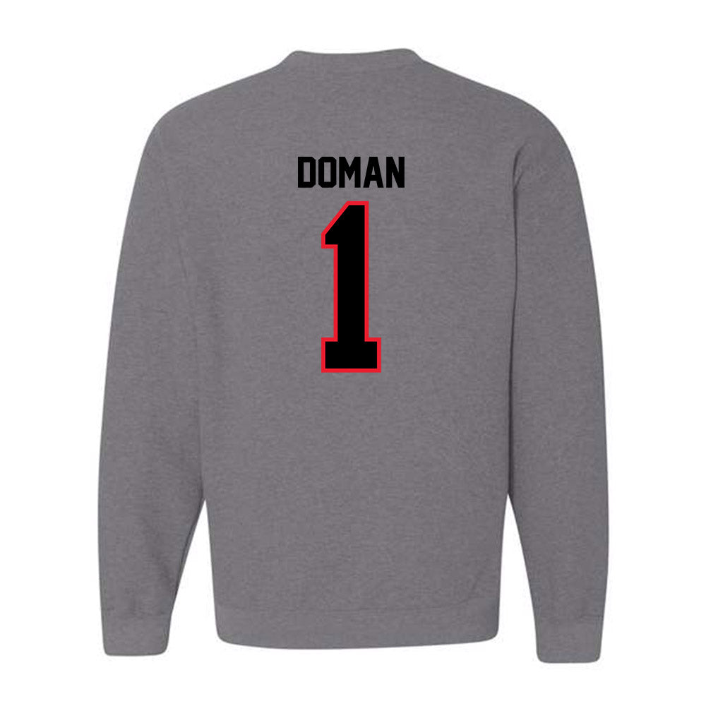 Southern Utah - NCAA Women's Basketball : Kortney Doman - Crewneck Sweatshirt-1