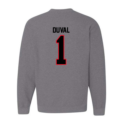 Southern Utah - NCAA Men's Basketball : Elijah Duval - Crewneck Sweatshirt-1