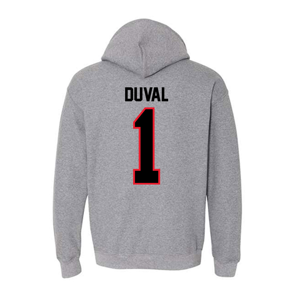 Southern Utah - NCAA Men's Basketball : Elijah Duval - Hooded Sweatshirt-1