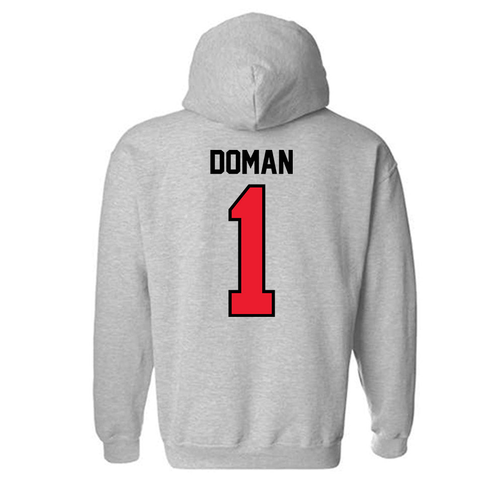 Southern Utah - NCAA Women's Basketball : Kortney Doman - Hooded Sweatshirt-1