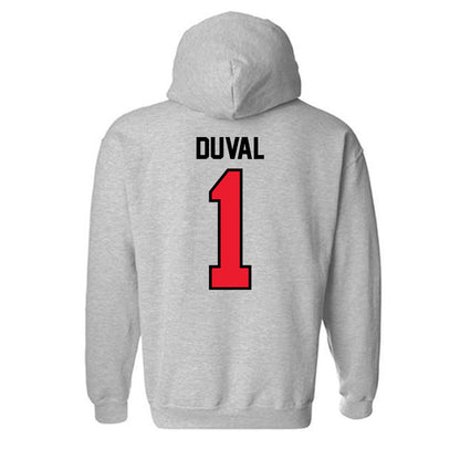 Southern Utah - NCAA Men's Basketball : Elijah Duval - Hooded Sweatshirt-1