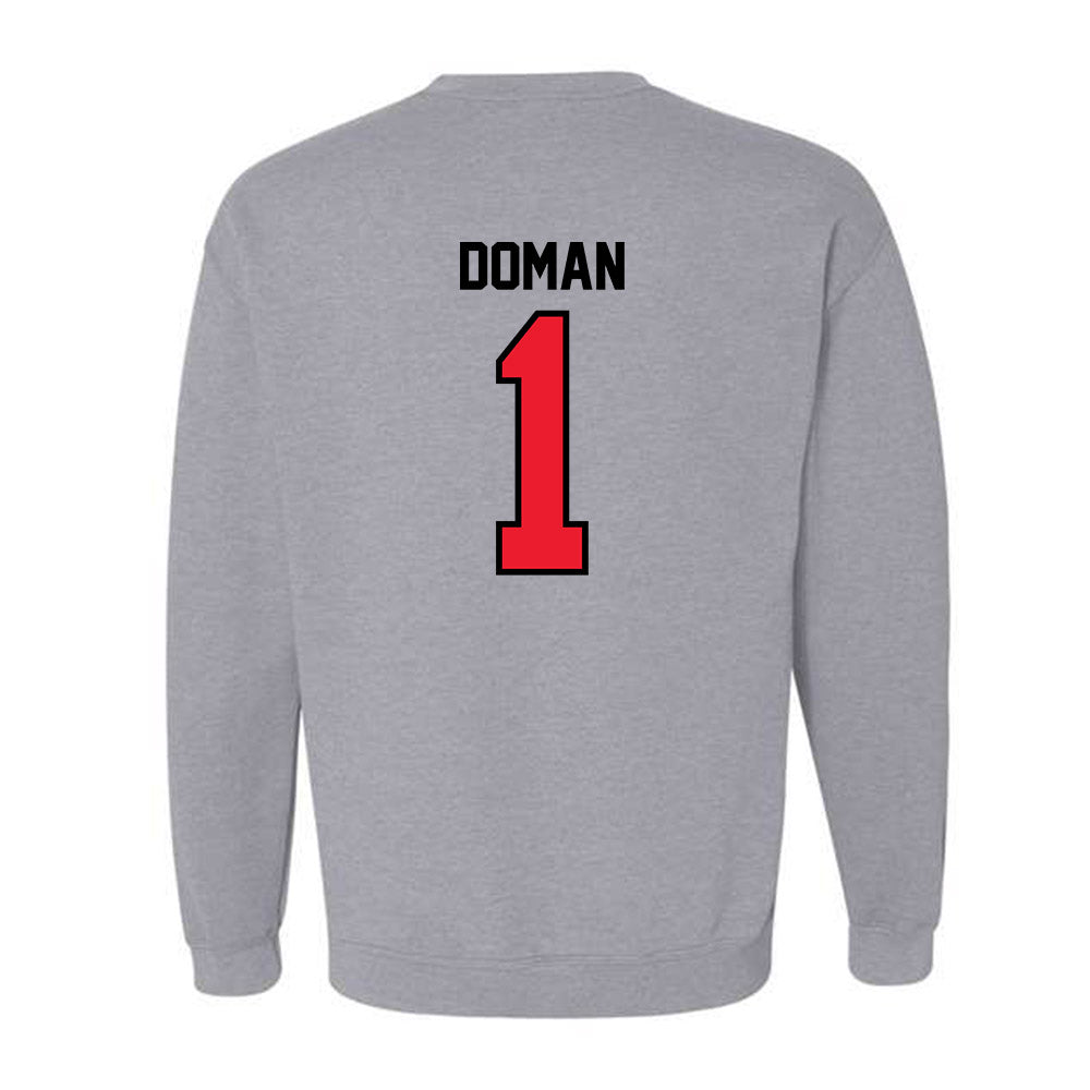 Southern Utah - NCAA Women's Basketball : Kortney Doman - Crewneck Sweatshirt-1