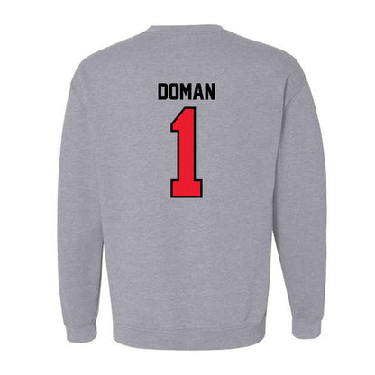 Southern Utah - NCAA Women's Basketball : Kortney Doman - Crewneck Sweatshirt-1