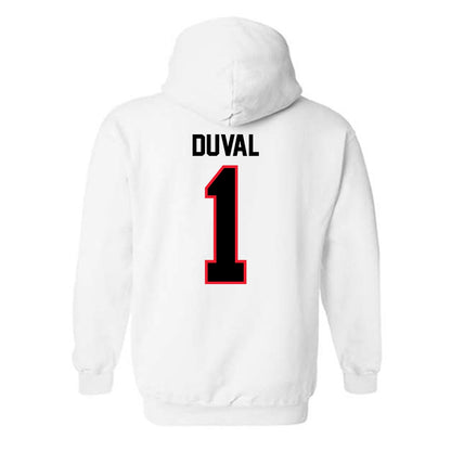 Southern Utah - NCAA Men's Basketball : Elijah Duval - Hooded Sweatshirt-1