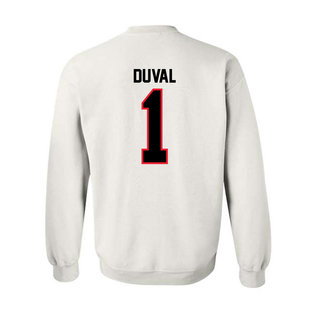 Southern Utah - NCAA Men's Basketball : Elijah Duval - Crewneck Sweatshirt-1