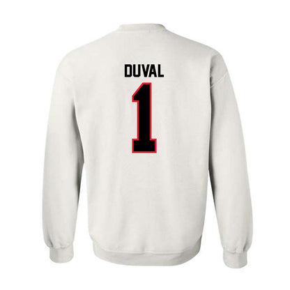 Southern Utah - NCAA Men's Basketball : Elijah Duval - Crewneck Sweatshirt-1