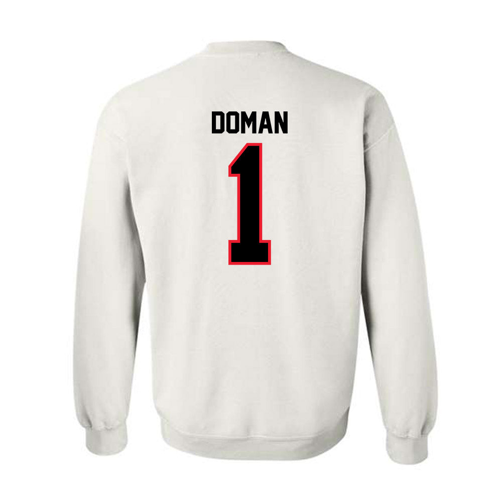 Southern Utah - NCAA Women's Basketball : Kortney Doman - Crewneck Sweatshirt-1