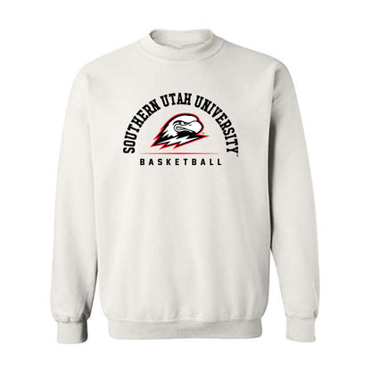 Southern Utah - NCAA Men's Basketball : Zeplin Kidd - Crewneck Sweatshirt-0