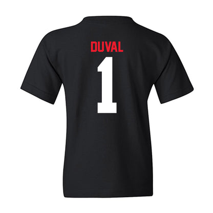 Southern Utah - NCAA Men's Basketball : Elijah Duval - Youth T-Shirt-1