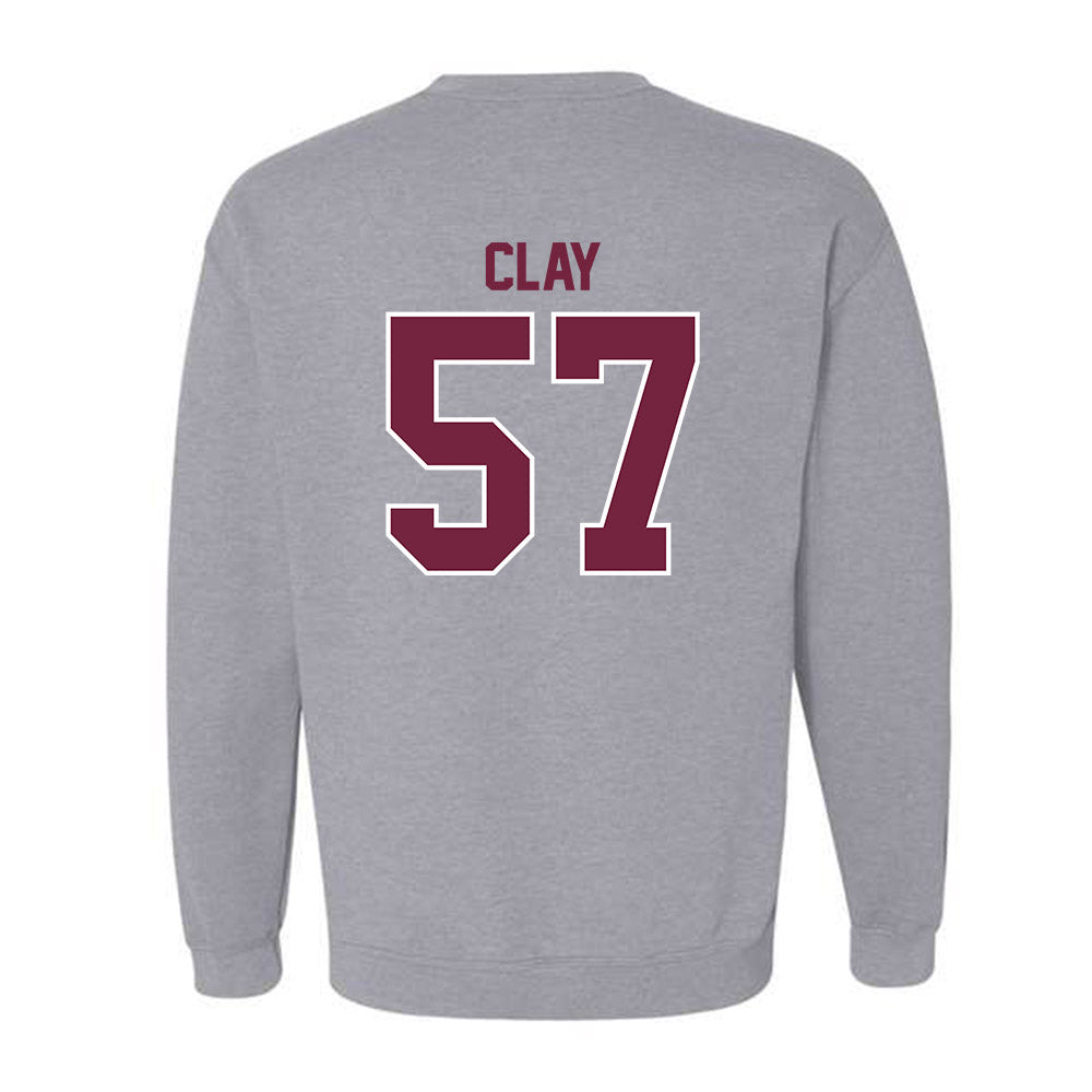SIU Carbondale - NCAA Football : Kaden Clay - Crewneck Sweatshirt-1