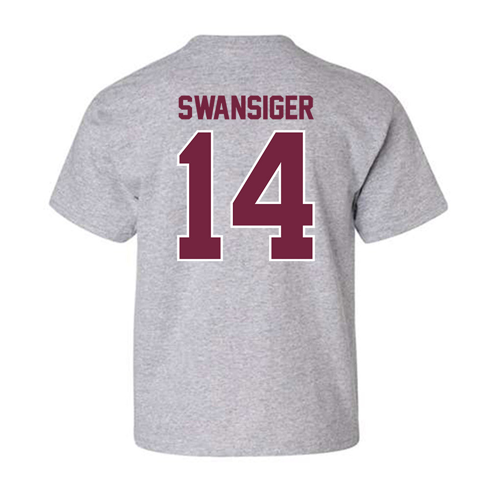 SIU Carbondale - NCAA Women's Volleyball : Ella Swansiger - Youth T-Shirt-1